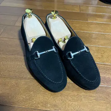 Berwick 1707 블랙 스웨이드 로퍼 (슈키퍼 미포함)