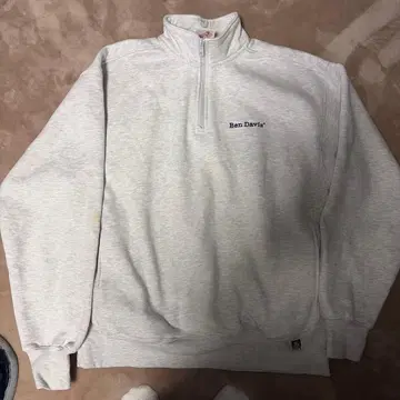 벤 데이비스 그레이 하프 지퍼 트레이닝복 M