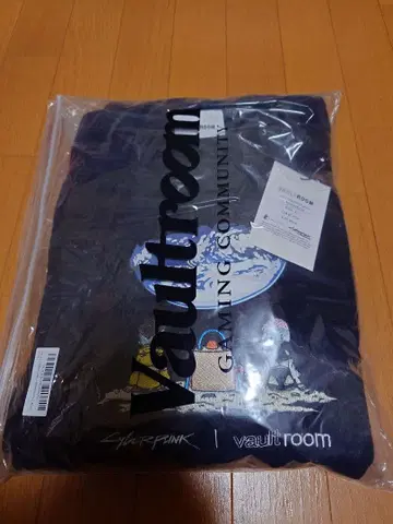 VAULTROOM VR-CYBERPUNK 크루넥 XL 블랙