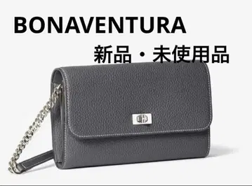 새상품 BONAVENTURA 베아트리체 롱 지갑 차콜 그레이