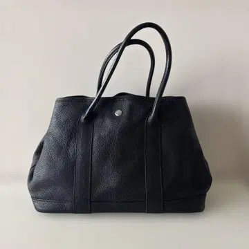 천연 가죽 토트백 블랙 블랙