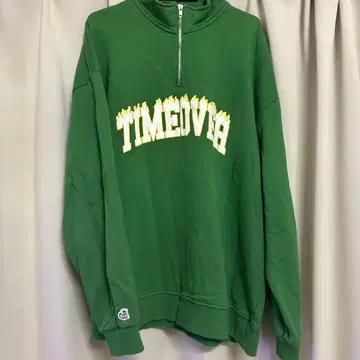 A'gem 에이젬 프린트 하프 지퍼 맨투맨