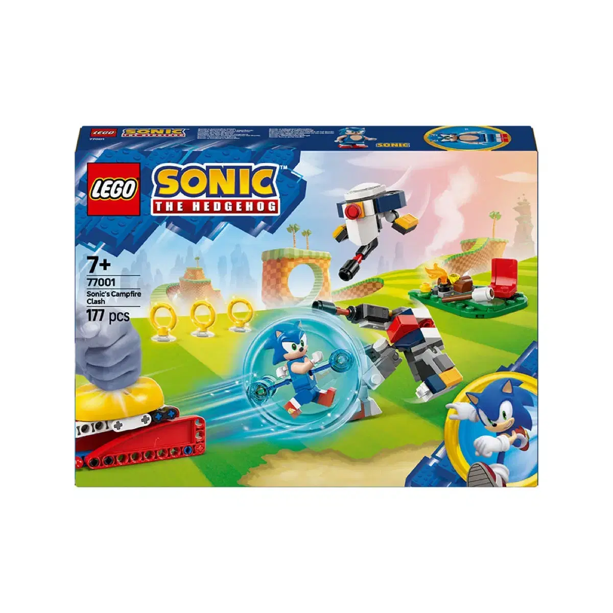 Sonic Lego 77001 Sonic&#x27;s Campfire Chaos