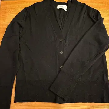 Mila Owen 블랙 가디건 100% 울