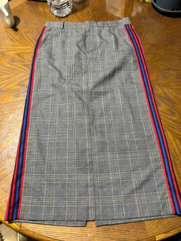 ZARA WOMAN 그랑 체크 스커트 L