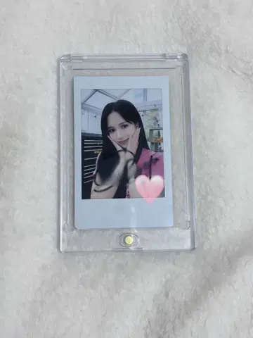 TWICE 미나 친필 사인 폴라로이드 ENEMY