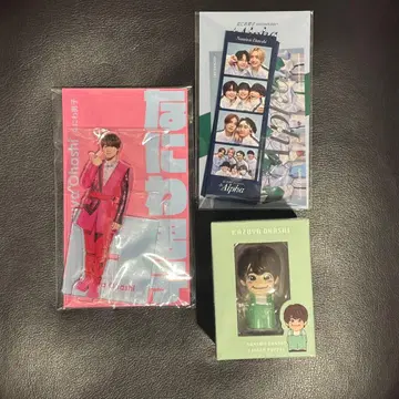 나니와단시 오하시 카즈야 손가락 인형 아크릴 스탠드 포토 카드 세트