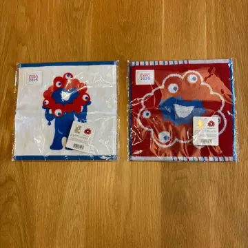 EXPO2025 만박 미야쿠미야쿠 손수건 2장 세트 미사용 미개봉