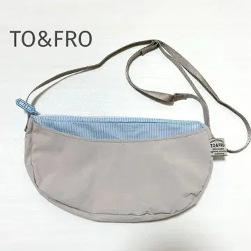 미사용 TO&FRO 패커블 파우치 숄더백 네이비