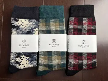 ROYALTIES 양말 3세트 프리 사이즈
