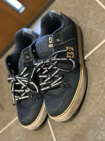 DC 데님 스니커즈 네이비