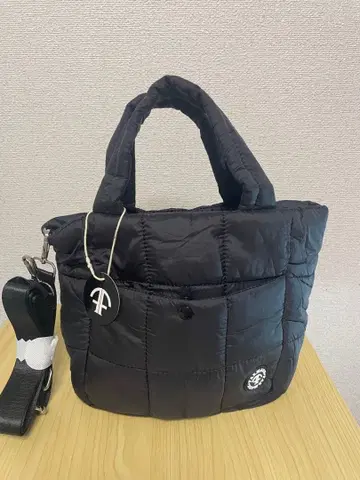 FARMARK 미니 퍼 백 블랙