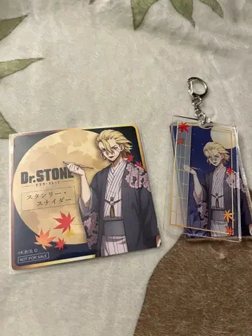 Dr.STONE 닥터스톤 키링 & 코스터 세트 스탠리