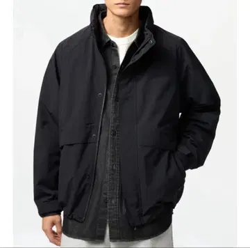 UNIQLO 윈드프루프 스탠드 블루종 블랙 XL