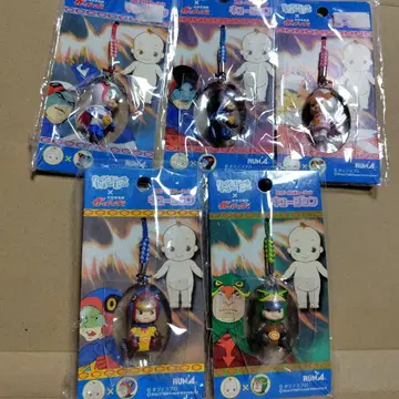 갓챠맨 큐션 5점