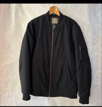 블랙 MA-1 플라이트 자켓