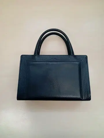 일본제 ARUKAN 아르카 천연 가죽 블랙 미니 핸드백