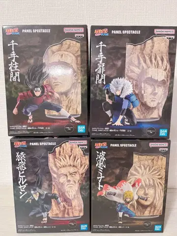 NARUTO 나루토 PANEL SPECTACLE 피규어 4체