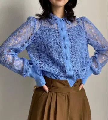 AMERI 레이스 폴로 셔츠