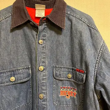[ 초레어 ] 90s~00s 공식 디즈니 빈티지 데님 자켓 M