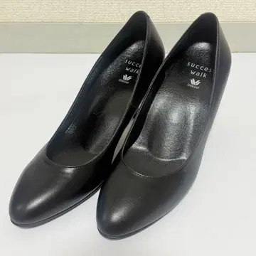 [ 새상품 ] 와코루 SUCCESS WALK 블랙 하이힐 23E