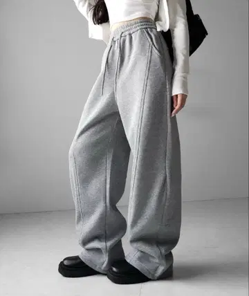 me+em select 커브 인사이드 턱 와이드 맨투맨 속기모 L