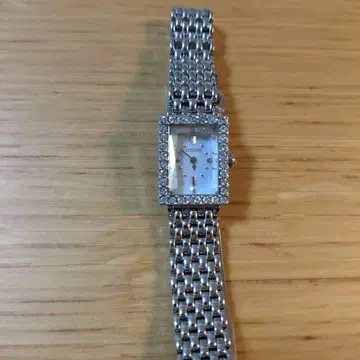 시티즌 크로스씨 실버 손목시계 스톤 장식