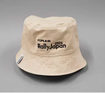 [미사용 새상품] 2024 랠리 재팬 리버서블 버킷햇 베이지/블랙