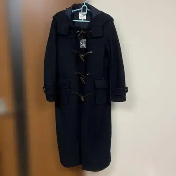 earth 네이비 더플 코트 후드 부착 S 사이즈