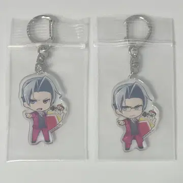 역전재판 마리오 크레이프 아크릴 키링 미츠루기 레이지