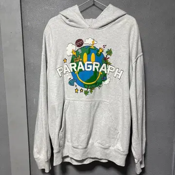 Paragraph 그래픽 후드티 그레이