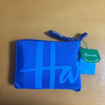 Harrods 블루 에코백