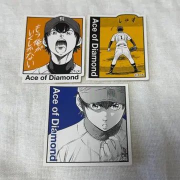 다이아의 A act2 원화전 랜덤 삽화 스티커 사와무라 에이준 3점