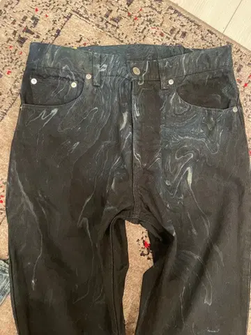 SEVEN BY SEVEN 블랙 마블 데님 에디피스