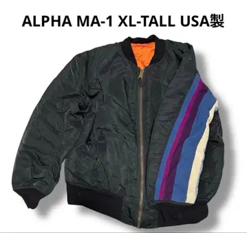ALPHA MA-1 XL-TALL 블랙