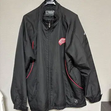 리복 블랙 나일론 자켓 L