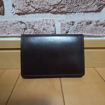 [ 새상품급 ] COCOMEISTER 코도반 명함지갑 다크 브라운