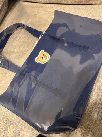 페이러 올드 테디 토트백 네이비 대