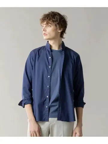 미개봉 새상품 JOSEPH HOMME 옥스 스트레치 셔츠 50 달 블루