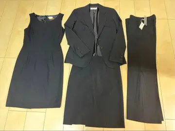 구제 의류 블랙스 정장 4세트 (자켓, 원피스, 스커트, 팬츠)