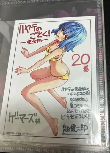 하야테처럼 완전판 20권 게이머즈 특전