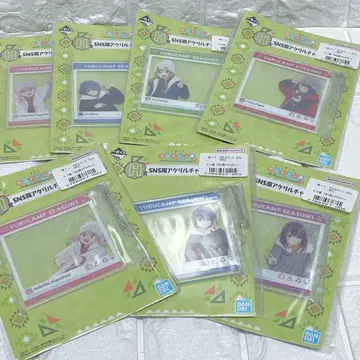 유루캠 제일복권 H상 SNS풍 아크릴 참 7종