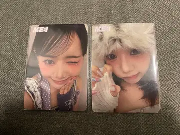 시미즈 케이코 회장 한정판 CD 구매 혜택 트레이딩 카드 2장 세트