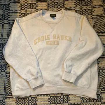 새상품급 Eddie Bauer 에디 바우어 파키스탄제 로고 맨투맨