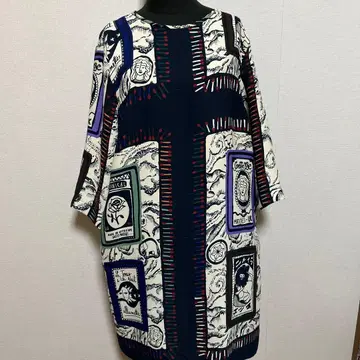 ottadAme 패턴 프린트 상의