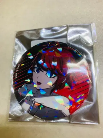 HUNDRED LINE 핸드라 타워 레코드 캔뱃지 스미노 타쿠미 홀로그램