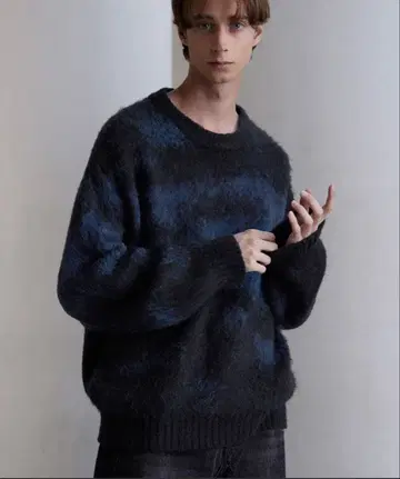 [ CLEL ] Alpaca Blend Shaggy Knit