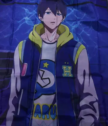 Free! 나나세 하루카 등신대 천 포스터