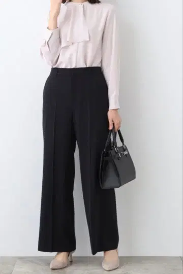 [ 새상품 ] INDIVI 스트레치 와이드 팬츠