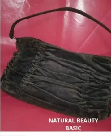 NATURAL BEAUTY BASIC 숄더백 다크 브라운 중고품